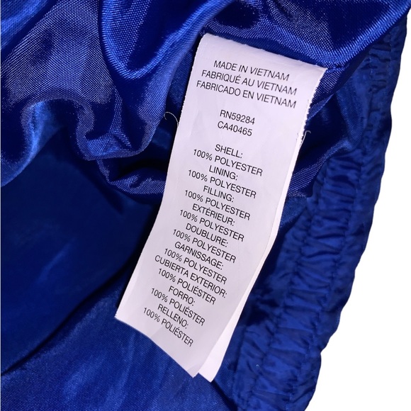 💙 Like New Size L 10/12 Boys Blue Puffer Jacket only worn 1x 💙 - Picture 4 of 4